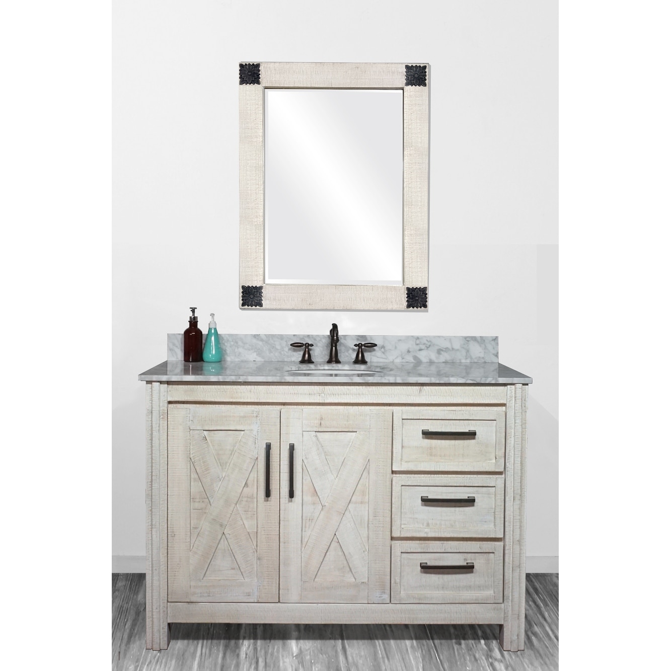 Rustic White Bathroom Everything Bathroom